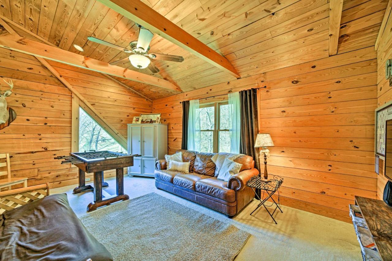 Creekside Bryson City Cabin With Private Hot Tub Villa Bagian luar foto